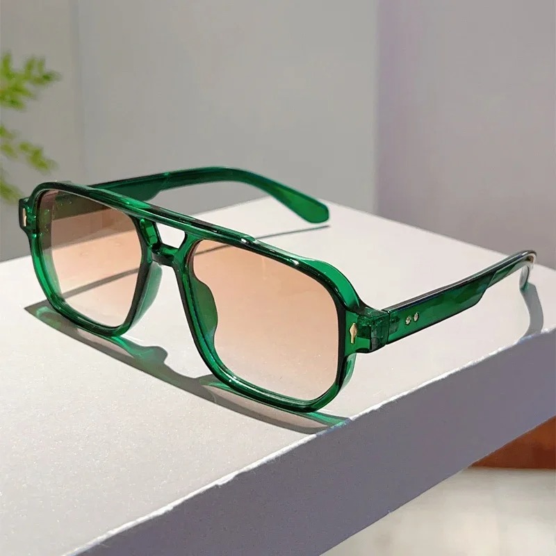 Vintage Fashion Glasses - Nuevas Gafas de Sol Cuadradas Vintage