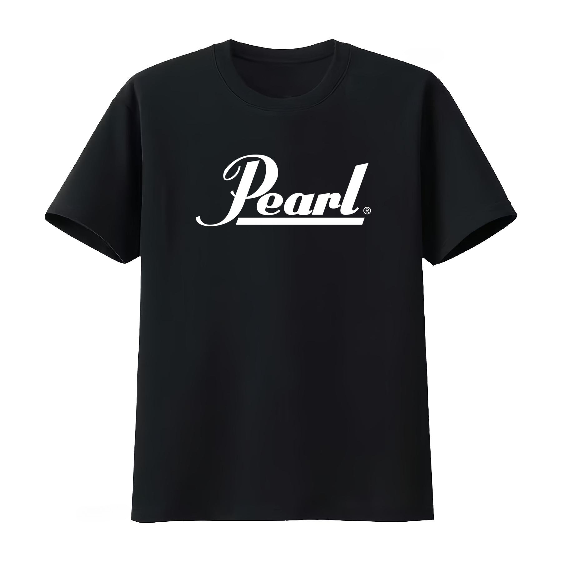 Vintage Fashion Icons - Camiseta con Logotipo de Pearl Drums,