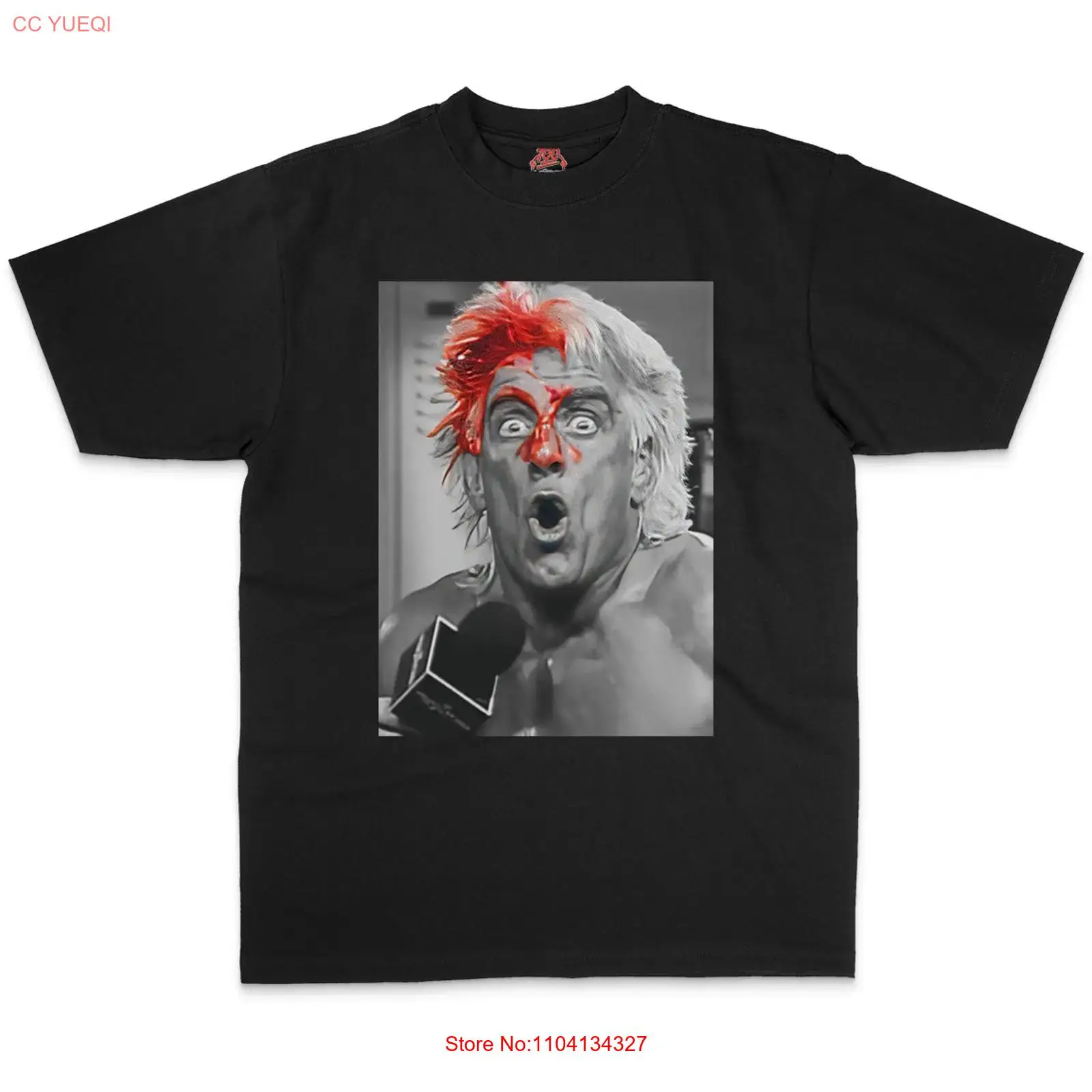 Vintage Fashion Knitwear - Camiseta RIC FLAIR Rara Vintage Lavada