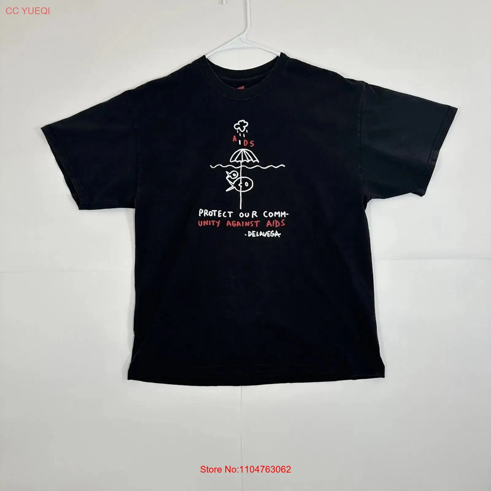 Vintage Fashion Community - Camiseta DELAVEGA con estampado de dibujo