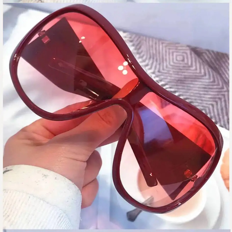 Vintage Fashion Glasses - Gafas de sol Y2K de gran