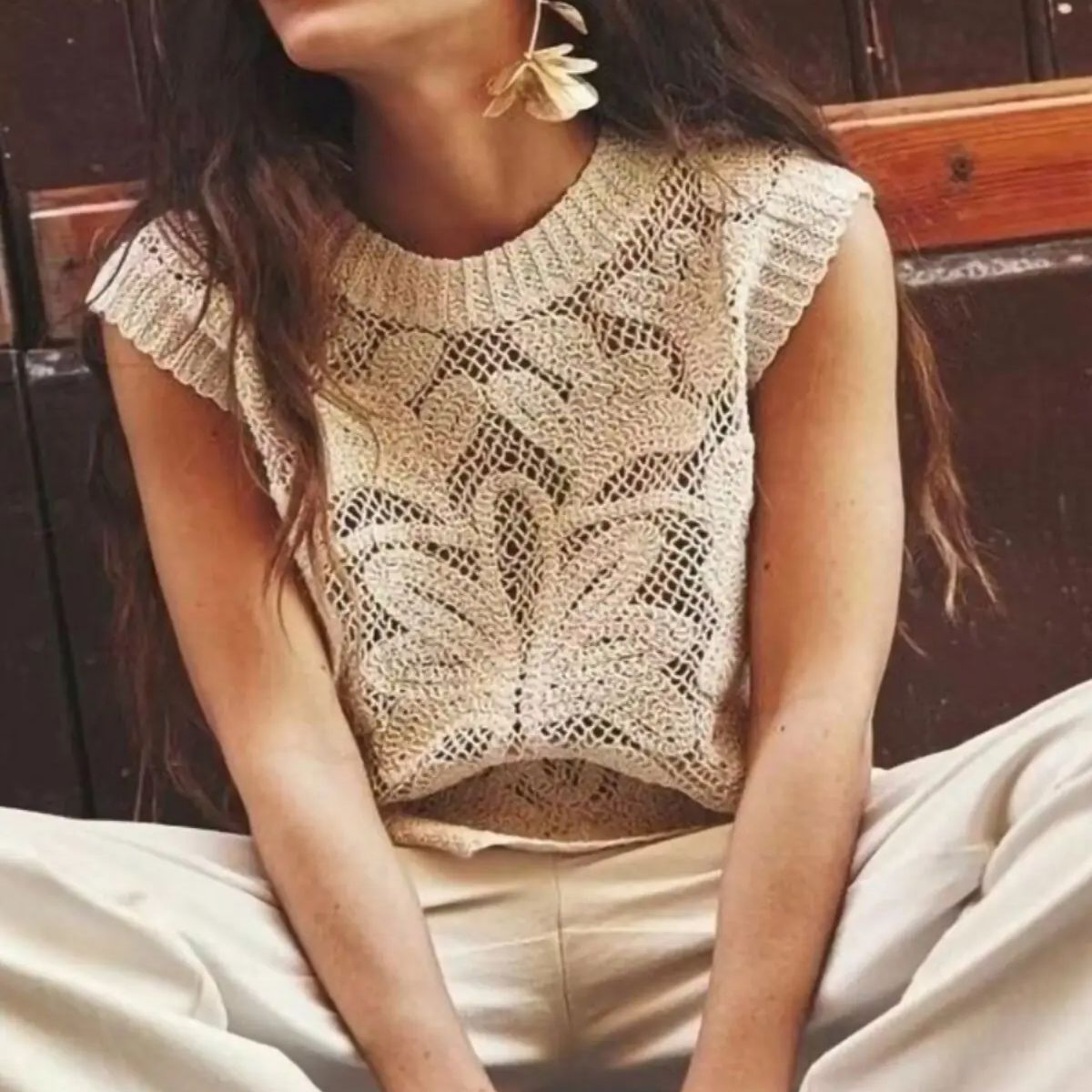 Crochet Top Boho - Nuevo Chaleco de Verano para Mujer,