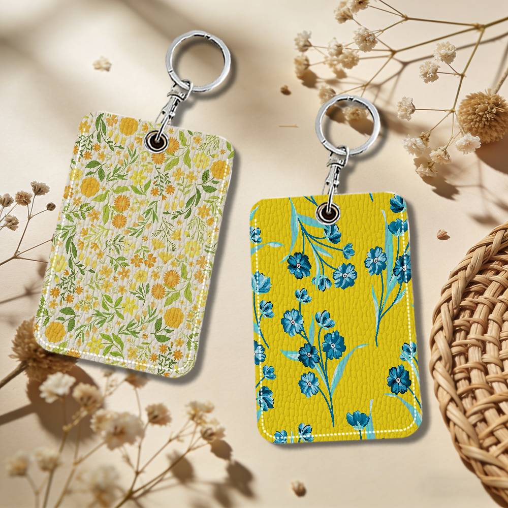 Llavero de cuero amarillo con  - Vintage Fashion Community reseña y precio