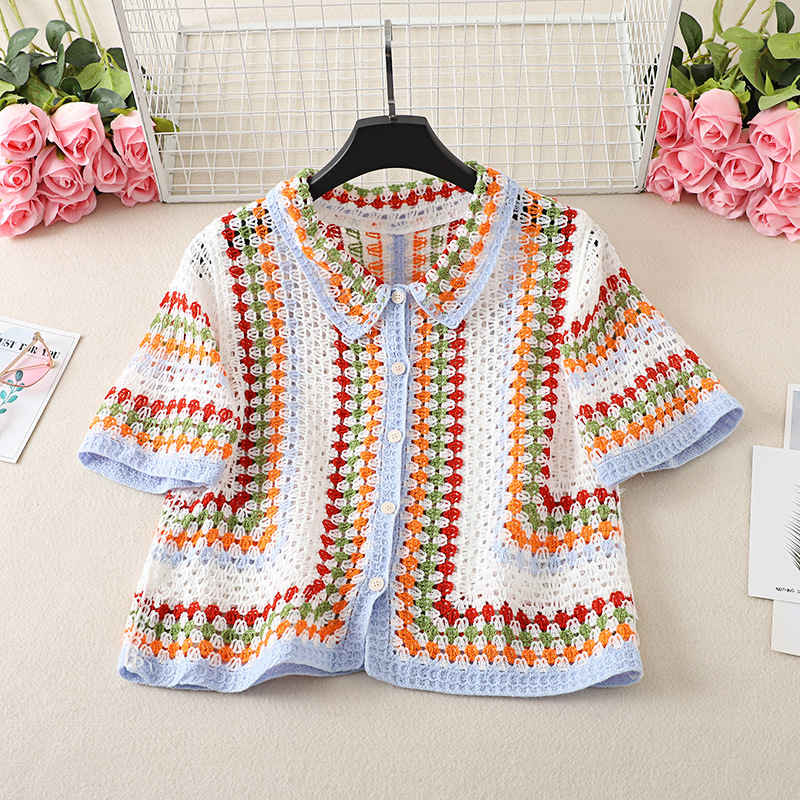 Camisa de Ganchillo con Botone - Crochet Top Boho reseña y precio