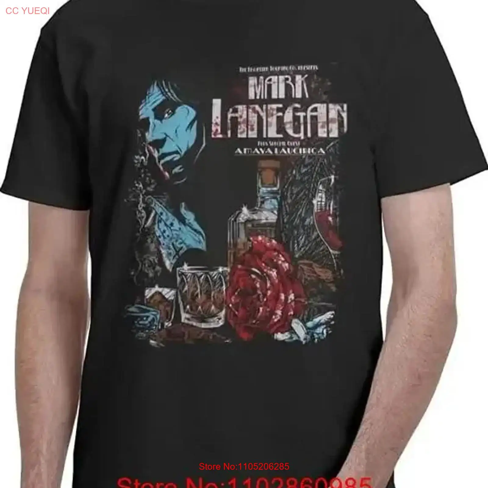 Camiseta Mark Lanegan de algod - Vintage Fashion Knitwear reseña y precio