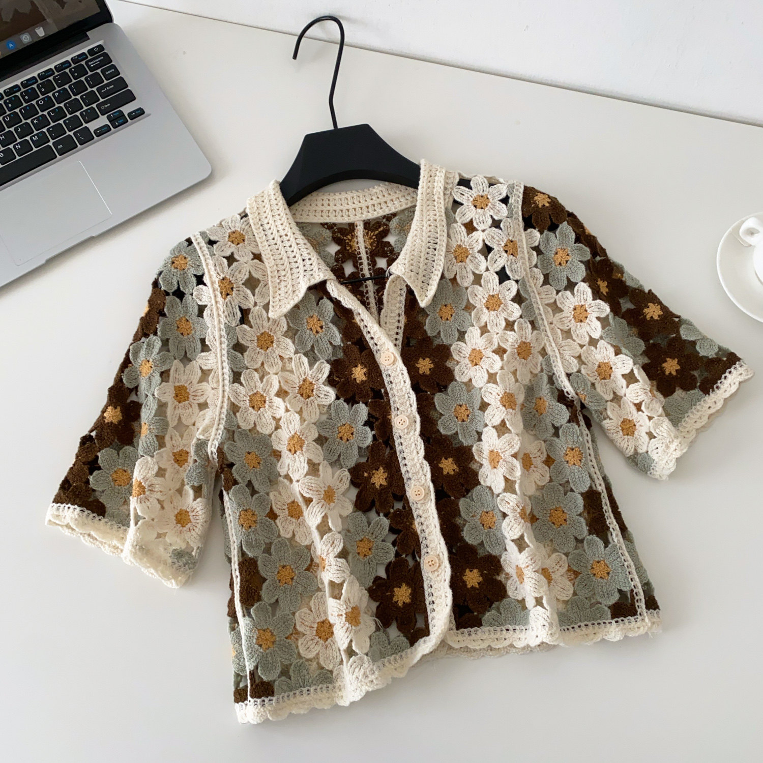 Cárdigan de Mujer con Diseño F - Crochet Top Boho reseña y precio