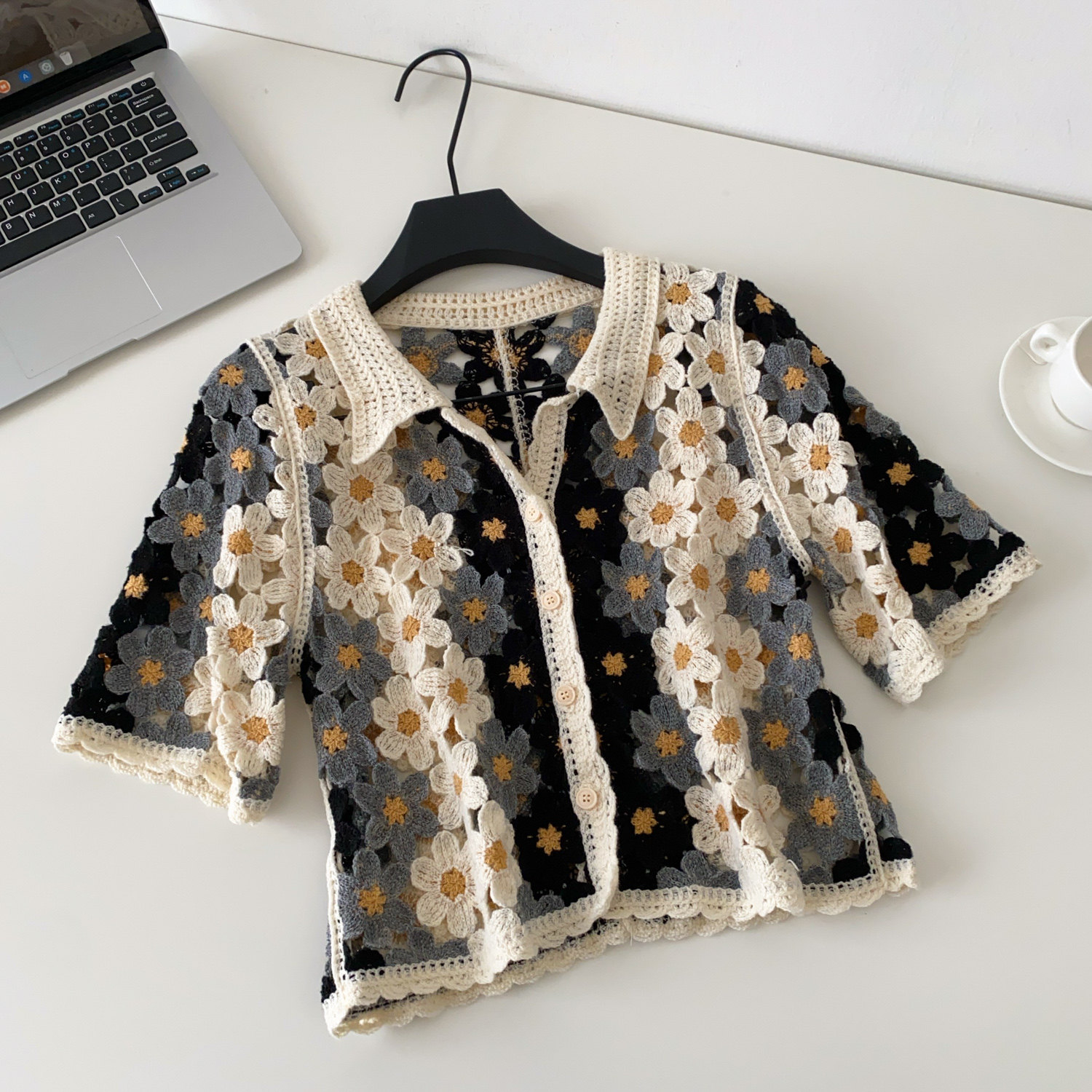 Cárdigan de Mujer con Diseño F - Crochet Top Boho reseña y precio
