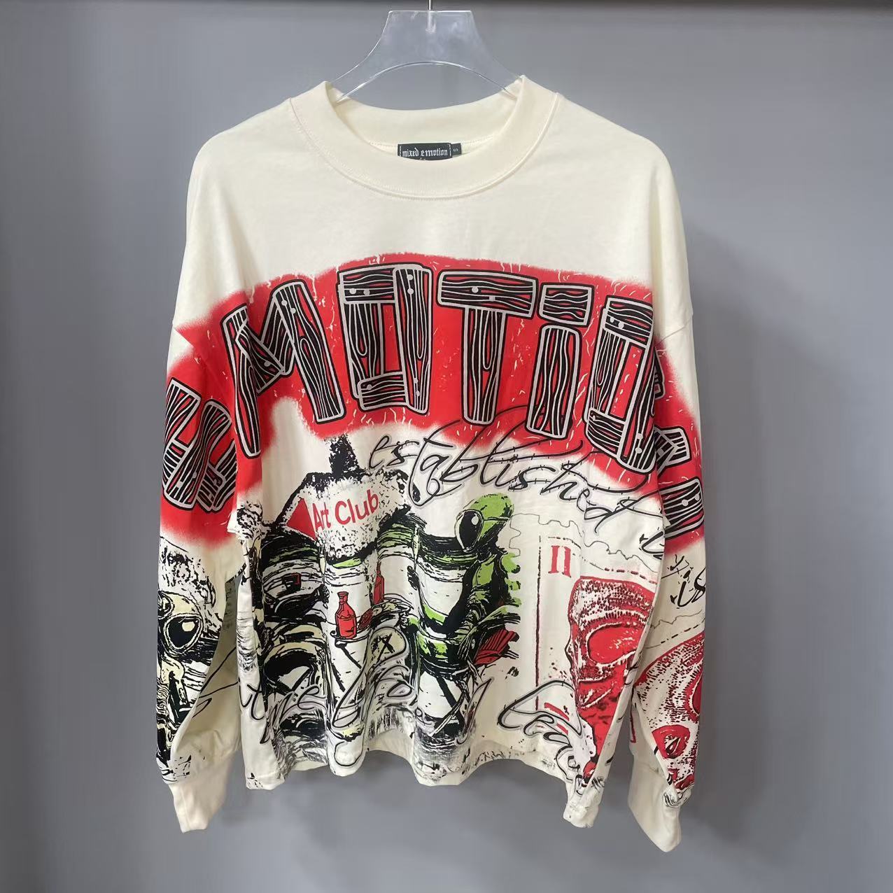 Camiseta de manga larga MIXED- - Vintage Fashion And Design reseña y precio