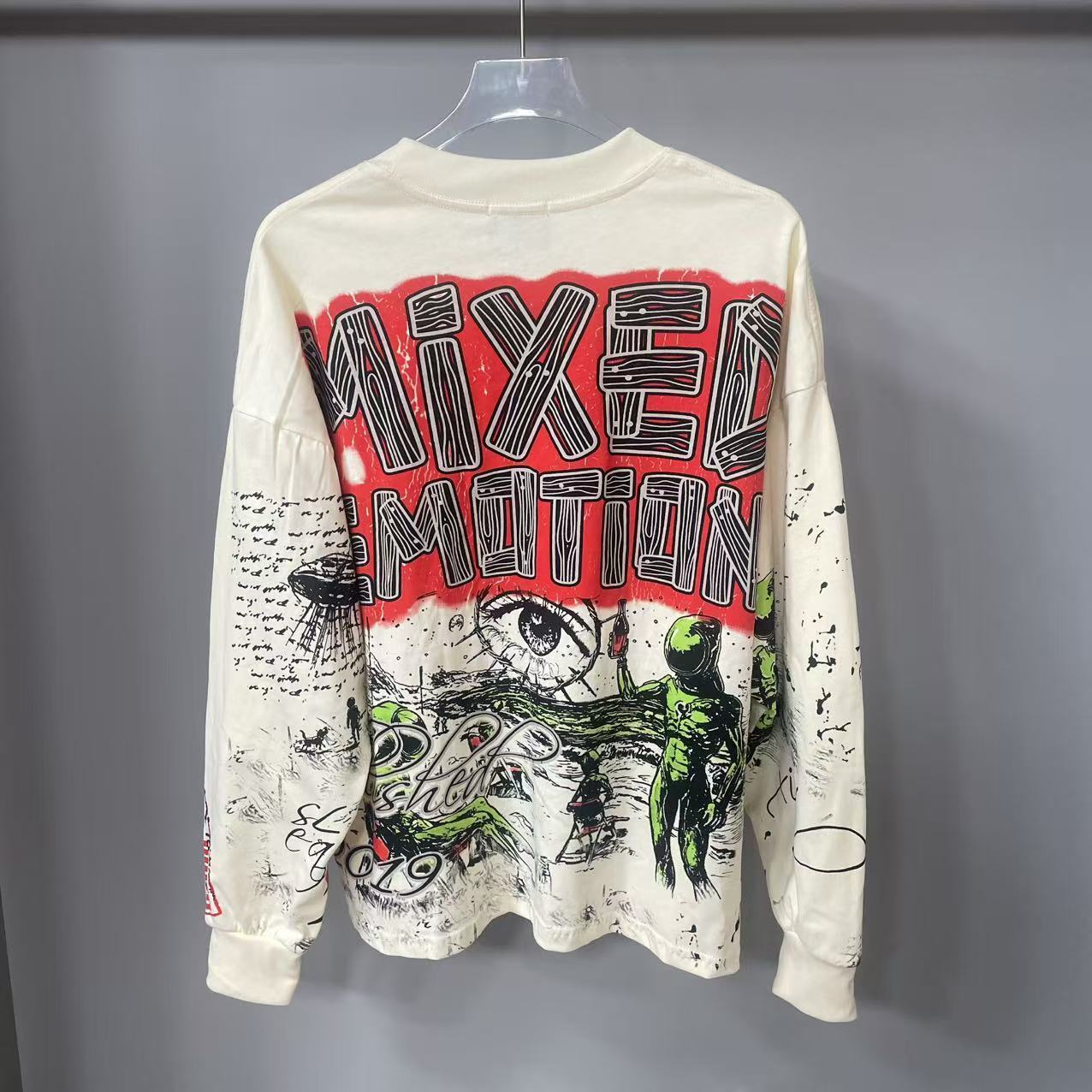 Camiseta de manga larga MIXED- - Vintage Fashion And Design reseña y precio
