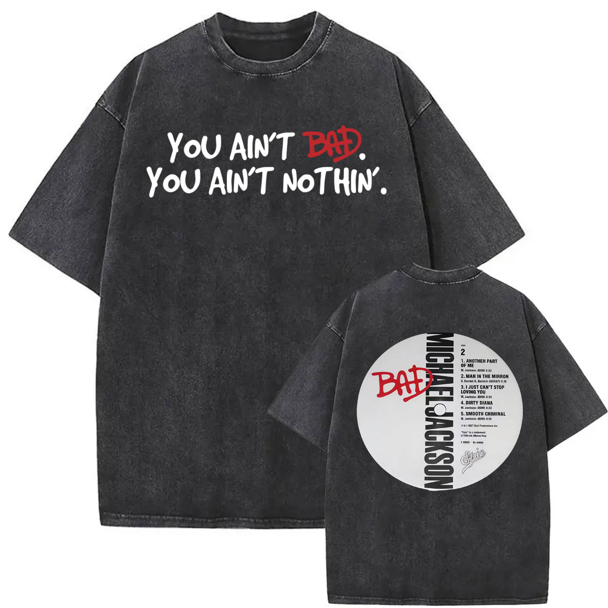 Camiseta King of Pop Michael J - Vintage Fashion World reseña y precio