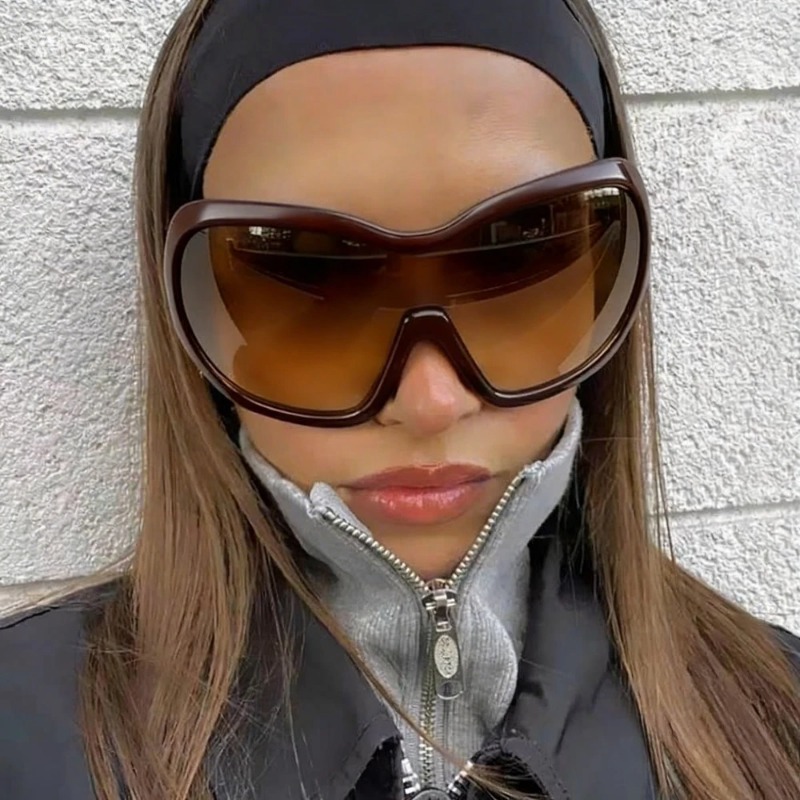 Gafas de sol Y2K de gran tamañ - Vintage Fashion Glasses reseña y precio