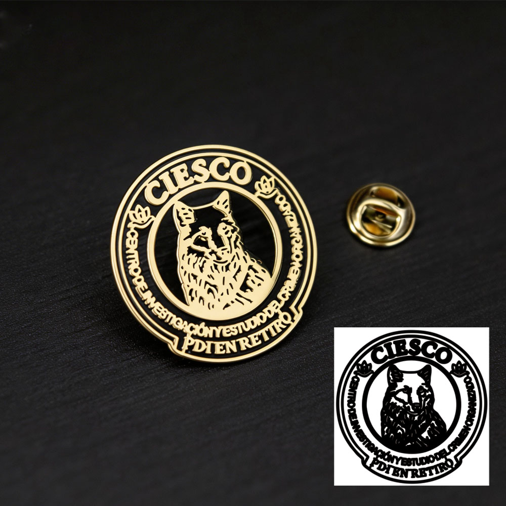 Broche de acero inoxidable con - Vintage Fashion Brand Names reseña y precio