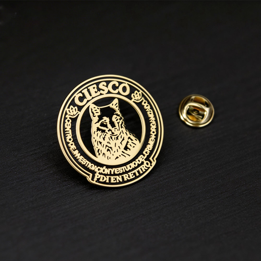 Broche de acero inoxidable con - Vintage Fashion Brand Names reseña y precio