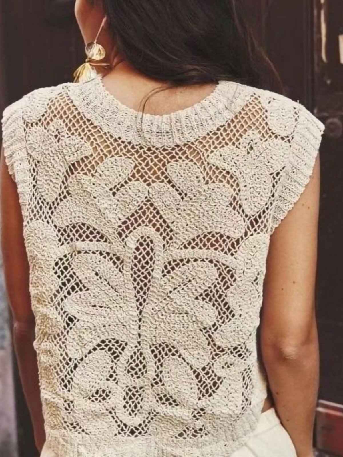 Nuevo Chaleco de Verano para M - Crochet Top Boho reseña y precio
