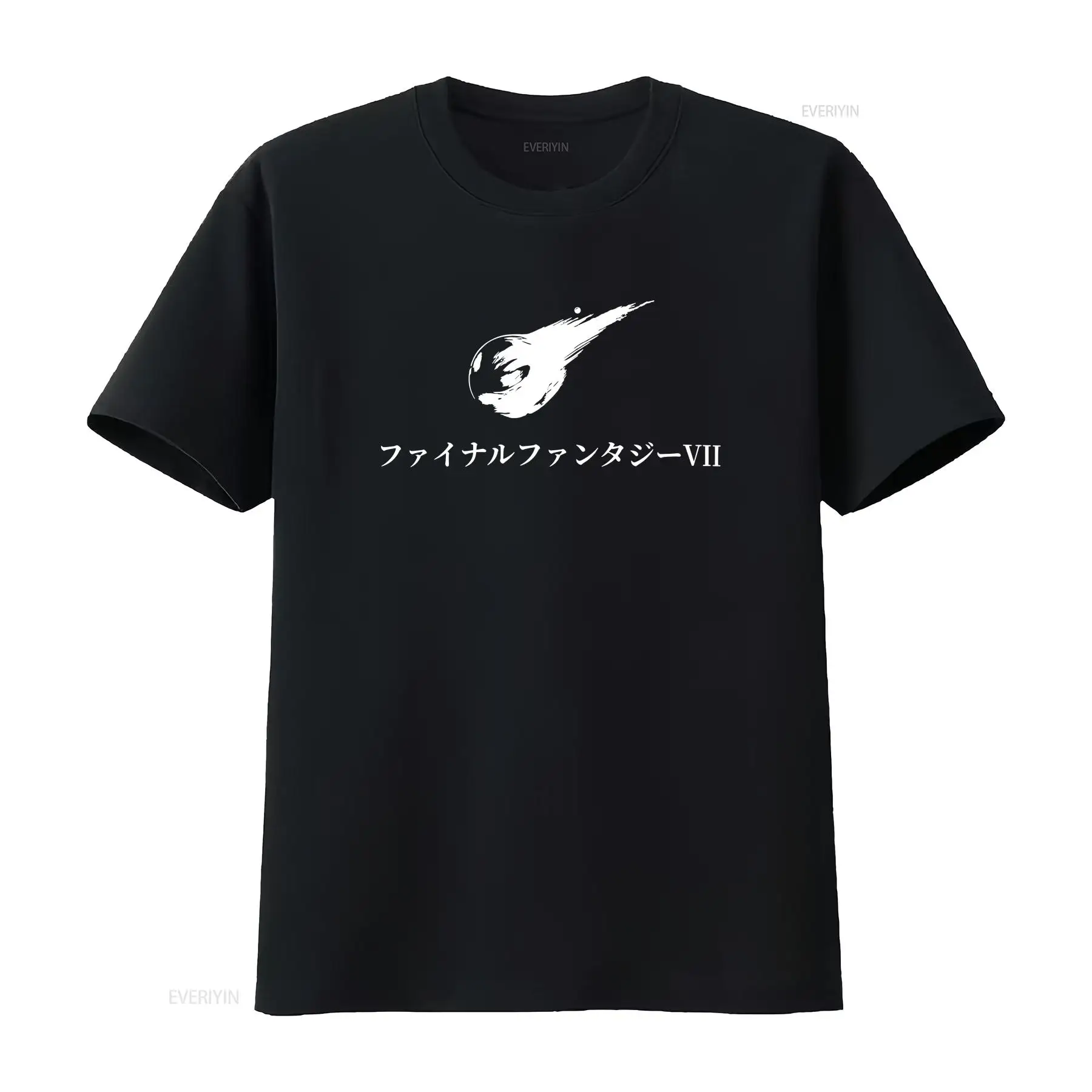 Camiseta FF7 JP con título, ro - Vintage Fashion Knitwear reseña y precio