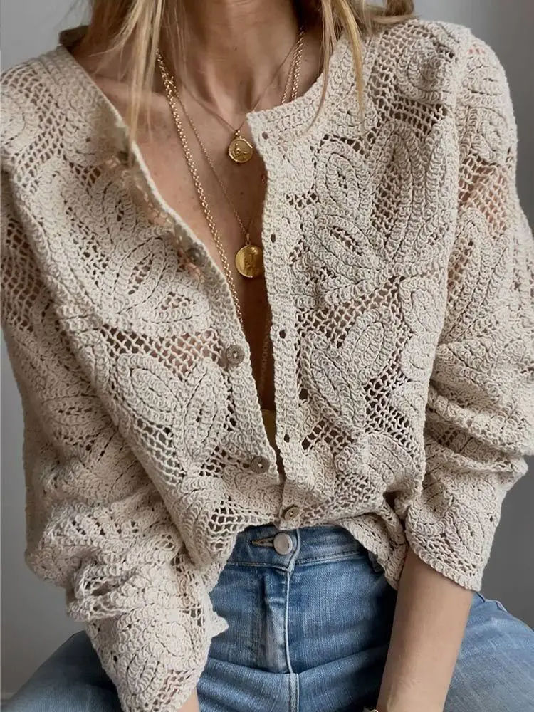 Camisas de punto de ganchillo  - Crochet Top Boho reseña y precio