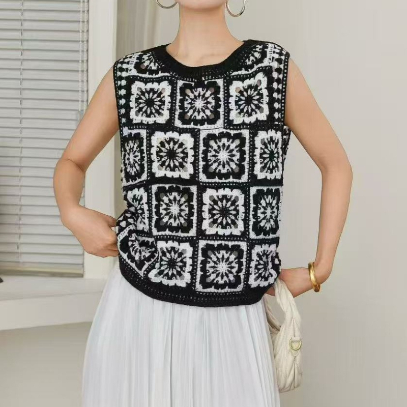 Blusa de ganchillo Granny Squa - Crochet Top Boho reseña y precio