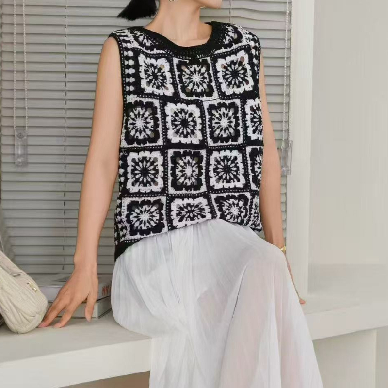 Blusa de ganchillo Granny Squa - Crochet Top Boho reseña y precio